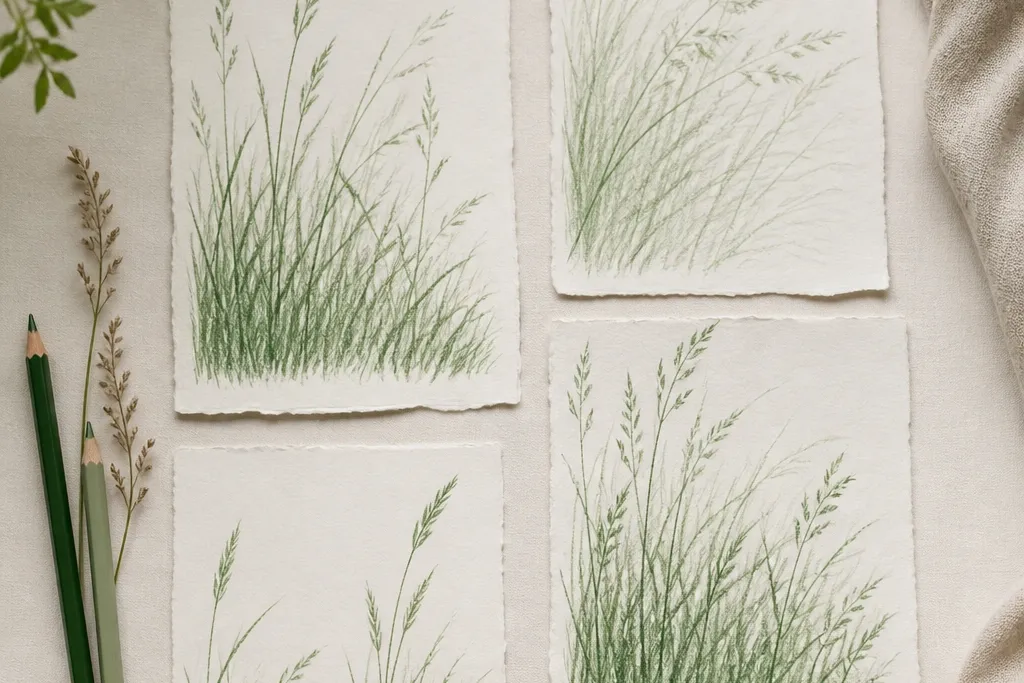 Budget Grass Texture Drawing Ideas